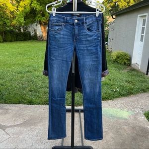 *LONG* Barely Boot Mid Rise Stretch Express Jeans